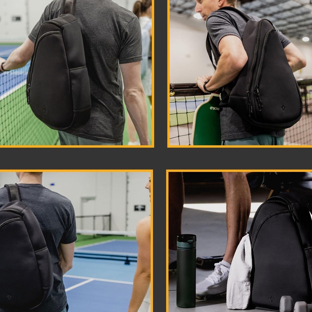 VETTA Black Sling Bag